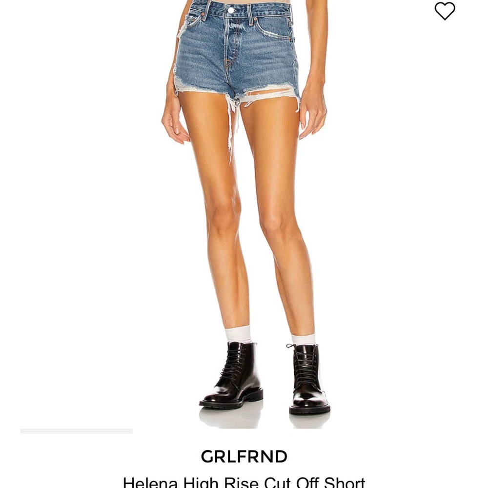 GRLFRND Helena Short Helena High Rise Cut Off Short